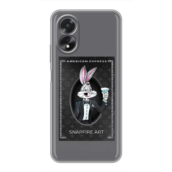 Чехол с принтом «Бакс Бани LV» для OPPO A17