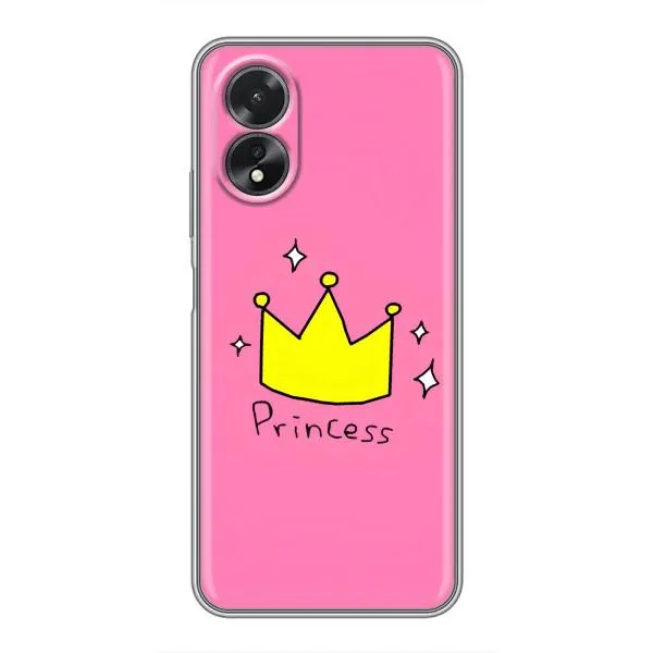 Чехол с принтом «Princess» для OPPO A17