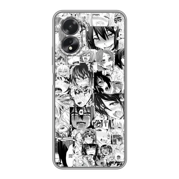 Чохол з принтом «Ahegao manga» для OPPO A17