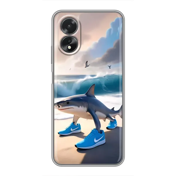 Чехол с принтом «Тралалело тралала» для OPPO A17