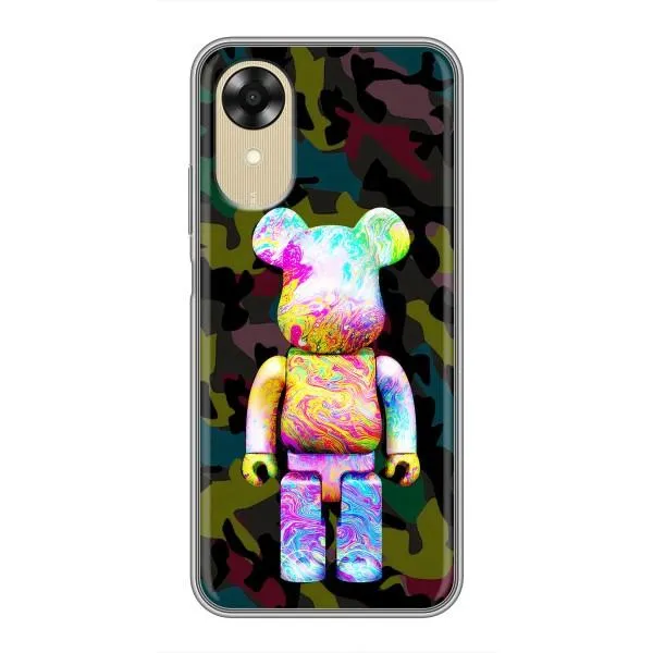 Чехол с принтом «Яркий Bearbrick» для OPPO A17k