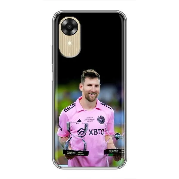 Чехол с принтом «Кубки Месси» для OPPO A17k