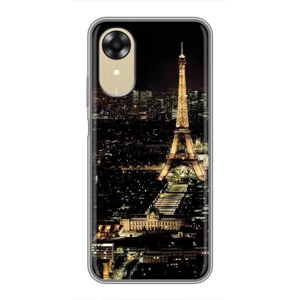 Чехол с принтом «Ночной Париж» для OPPO A17k