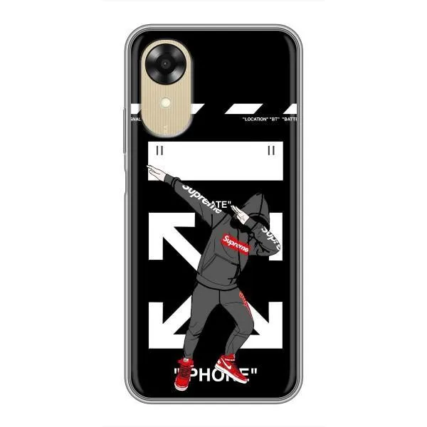 Чехол с принтом «Суприм» для OPPO A17k