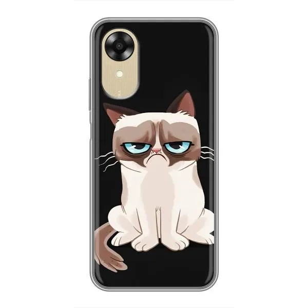Чехол с принтом «Грустный кот» для OPPO A17k Чехол с принтом «Грустный кот» для OPPO A17k