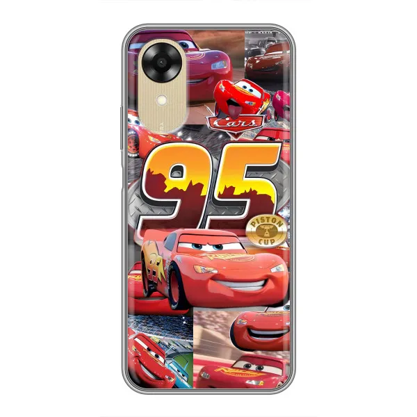 Чохол з принтом «Колаж Блискавка Маквін» для OPPO A17k