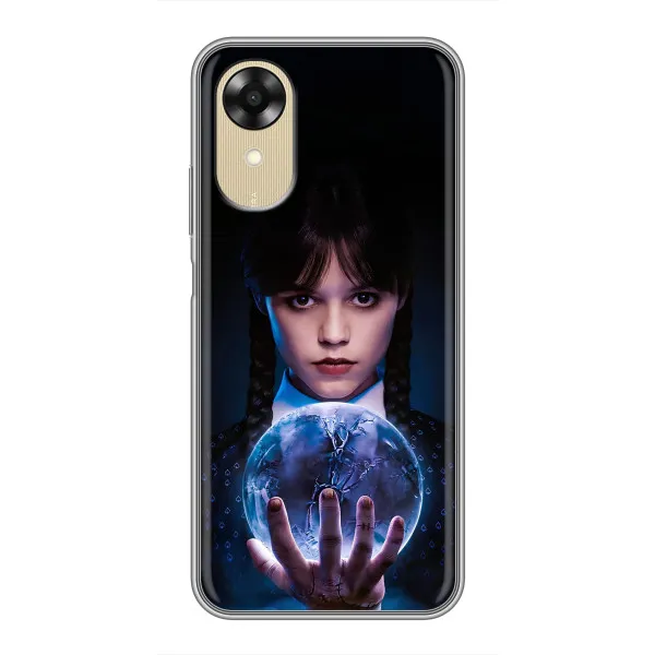 Чехол с принтом «Магическая сфера Уэнздей» для OPPO A17k Чехол с принтом «Магическая сфера Уэнздей» для OPPO A17k