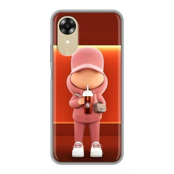 Чехол с принтом «С Кофе» для OPPO A17k