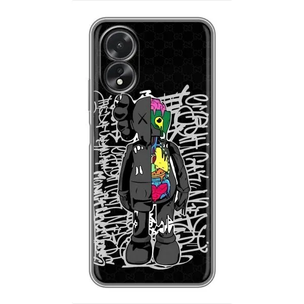 Чехол с принтом «Стиль Bearbrick» для OPPO A18