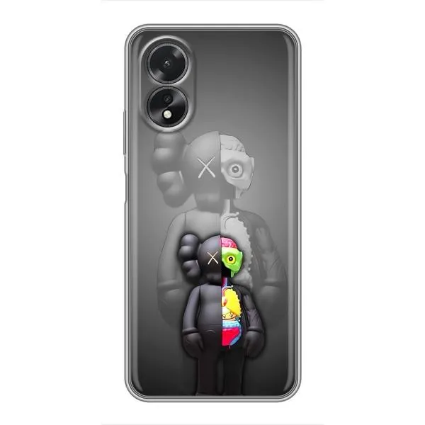 Чехол с принтом «Тело Bearbrick» для OPPO A18