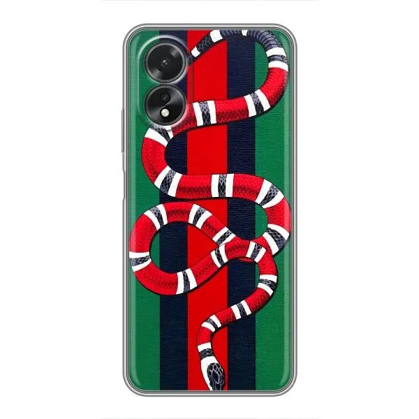 Чехол с принтом «Gucci змия» для OPPO A18