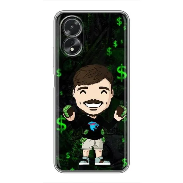Чехол с принтом «Блогер Beast» для OPPO A18 Чехол с принтом «Блогер Beast» для OPPO A18