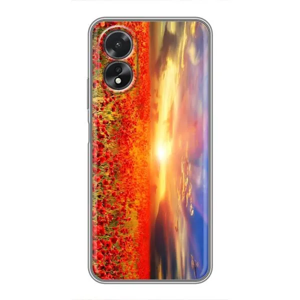 Чехол с принтом «Поле тюльпанов» для OPPO A18