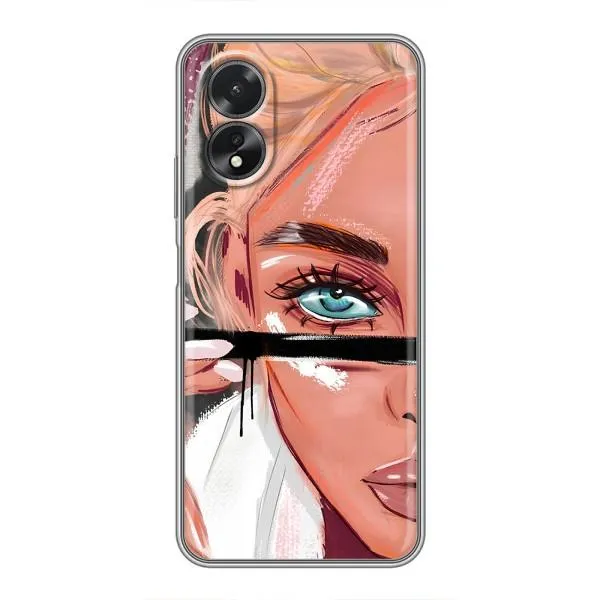 Чехол с принтом «Макияж» для OPPO A18 Чехол с принтом «Макияж» для OPPO A18