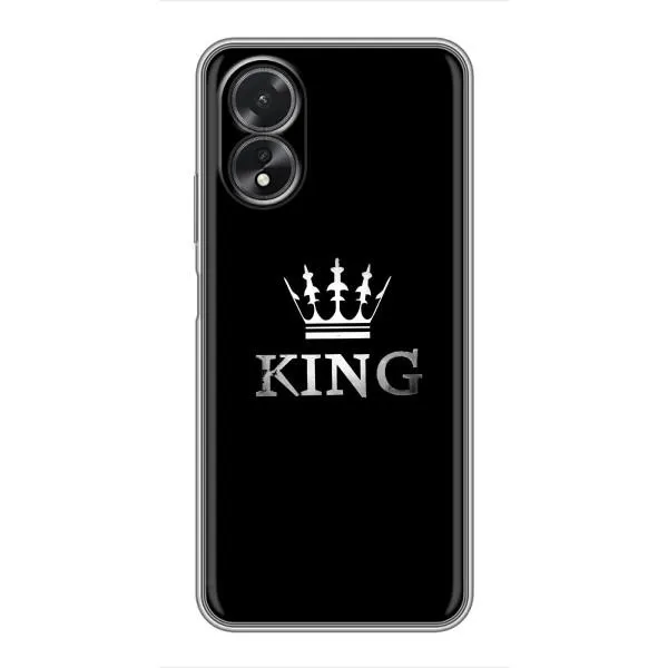 Чехол с принтом «KING» для OPPO A18 Чехол с принтом «KING» для OPPO A18