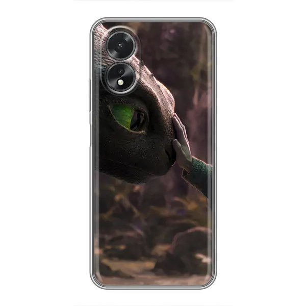 Чехол с принтом «Сцена с драконом» для OPPO A18
