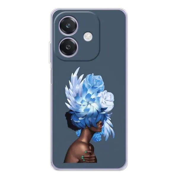 Чехол с принтом «Цветы на голове» для OPPO A3