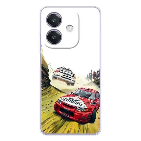 Чохол з принтом «Гоночні Тачки» для OPPO A3