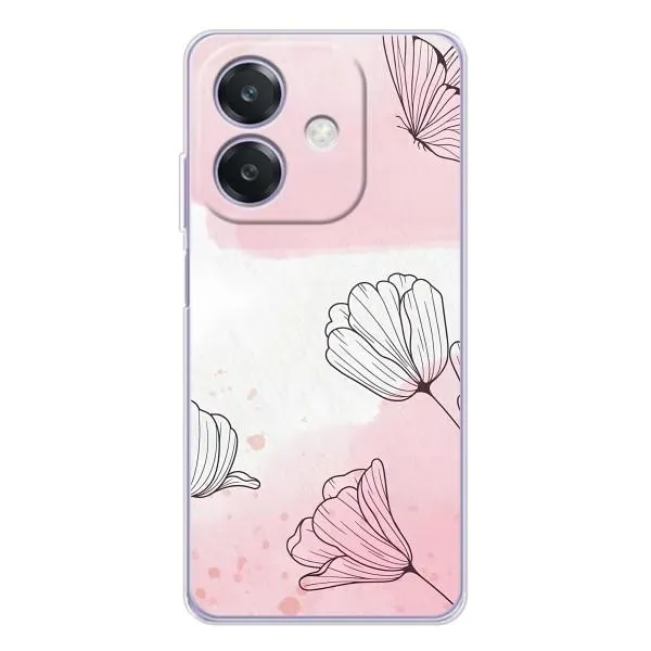 Чехол с принтом «Розовые цветы» для OPPO A3 Чехол с принтом «Розовые цветы» для OPPO A3