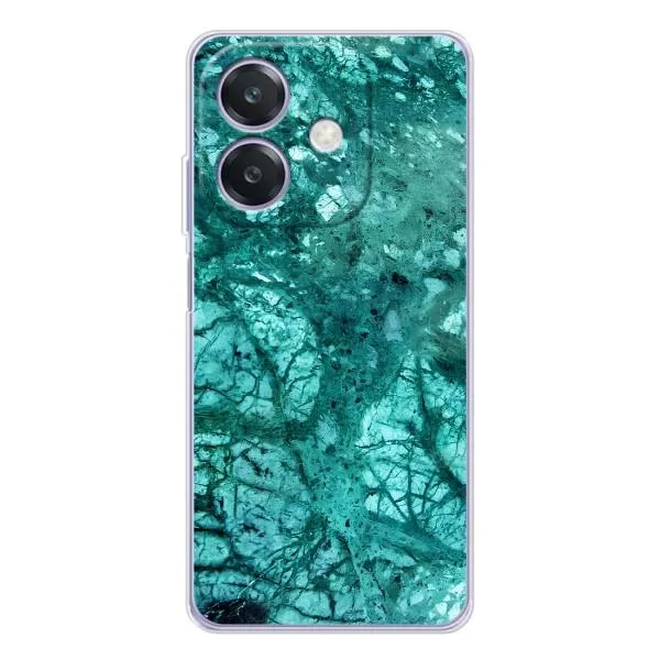 Чохол з принтом «Зелений мрамор» для OPPO A3
