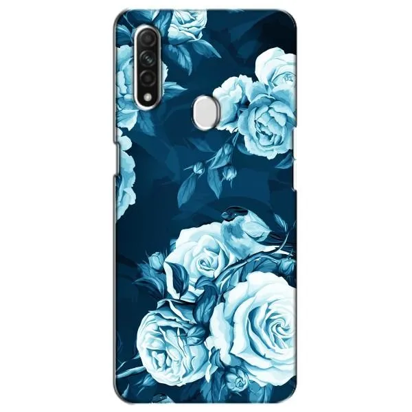 Чехол с принтом «Голубые Бутоны» для OPPO A31