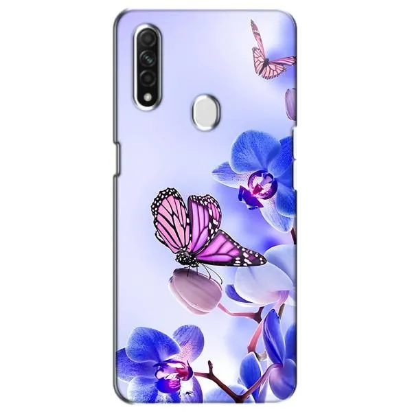 Чехол с принтом «Бабочка на цветочке» для OPPO A31