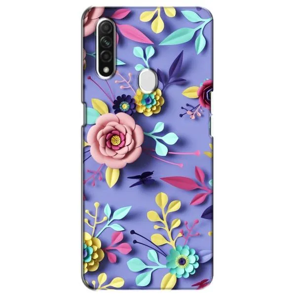 Чехол с принтом «Цветочный дизайн» для OPPO A31
