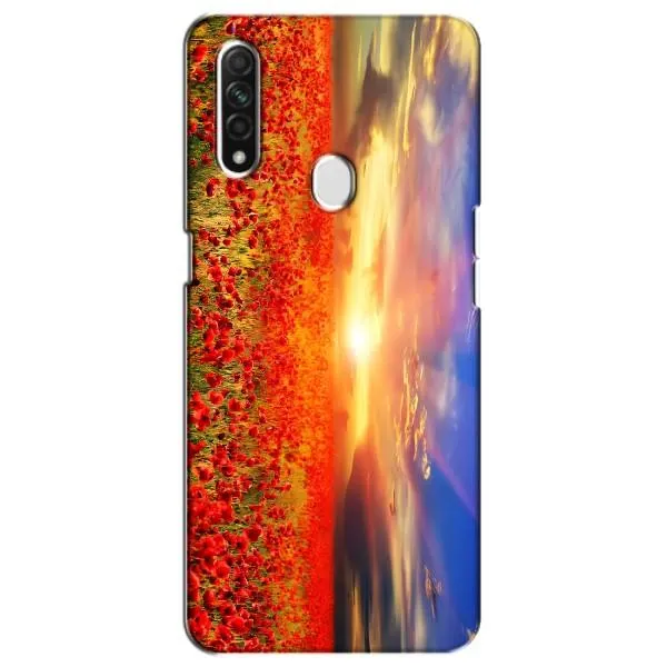 Чехол с принтом «Поле тюльпанов» для OPPO A31