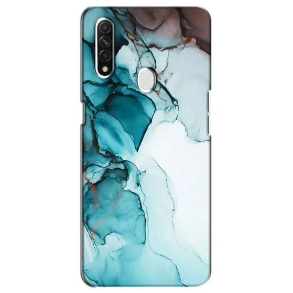 Чехол с принтом «Бирюзовый мрамор» для OPPO A31