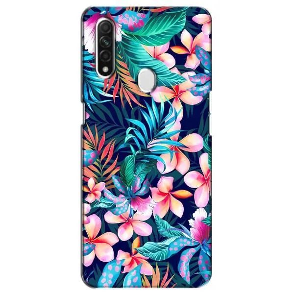 Чехол с принтом «Красочные цветы» для OPPO A31