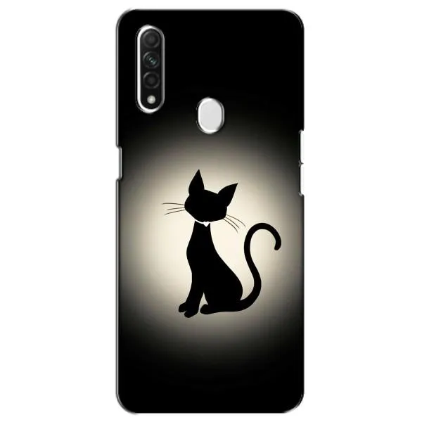 Чехол с принтом «Силуэт котика» для OPPO A31