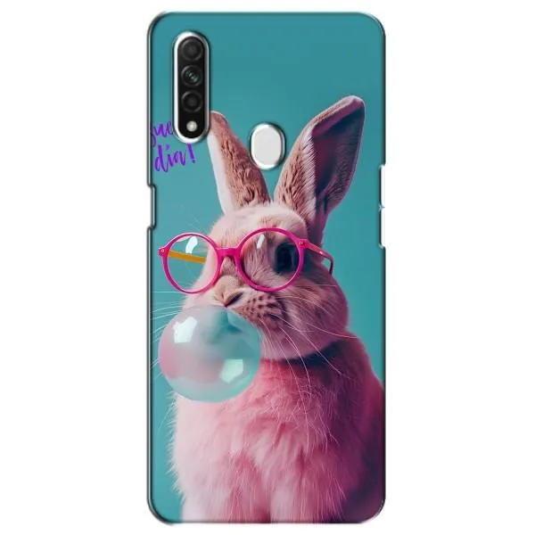 Чехол с принтом «Кролик в очках» для OPPO A31