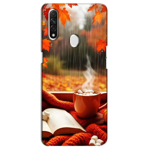 Чохол з принтом «Кава і дощ» для OPPO A31 Чохол з принтом «Кава і дощ» для OPPO A31