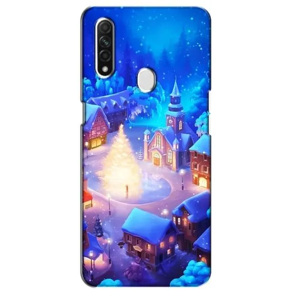 Чехол с принтом «Рождественский город» для OPPO A31
