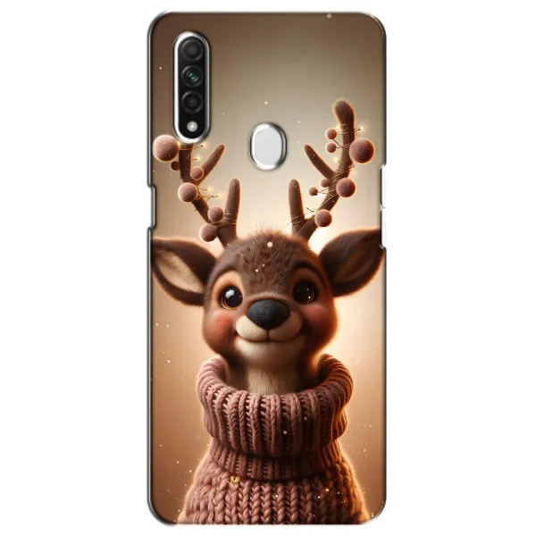 Чехол с принтом «Олень в свитере» для OPPO A31