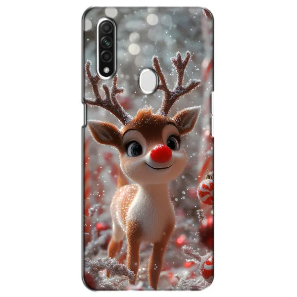 Чехол с принтом «Олень с носом» для OPPO A31