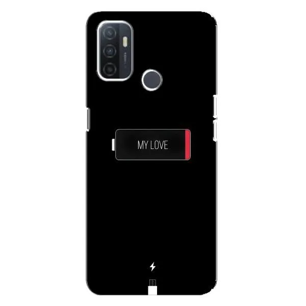 Чехол с принтом «Love battery» для OPPO A32