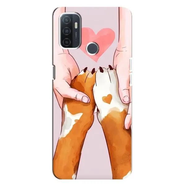 Чехол с принтом «Любовь к собакам» для OPPO A32