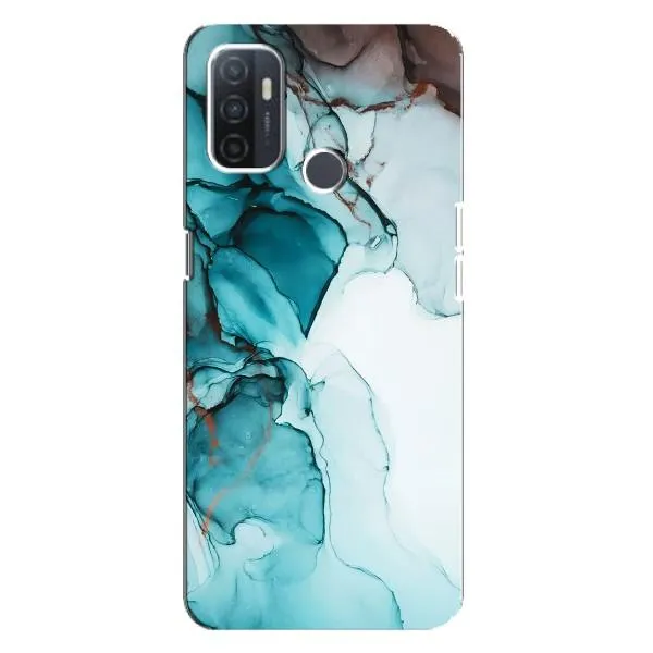 Чехол с принтом «Бирюзовый мрамор» для OPPO A32