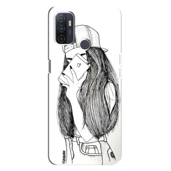Чехол с принтом «Фото девочки» для OPPO A32