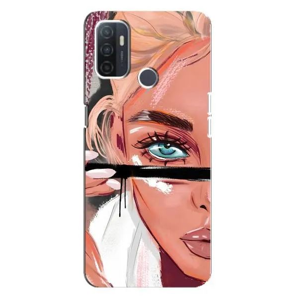 Чехол с принтом «Макияж» для OPPO A32