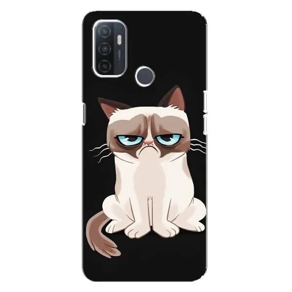 Чехол с принтом «Грустный кот» для OPPO A32