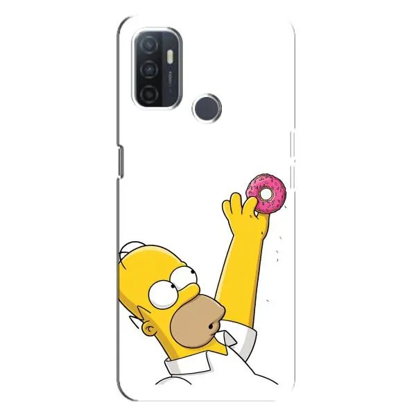 Чехол с принтом «Гомер с пончиком» для OPPO A32 Чехол с принтом «Гомер с пончиком» для OPPO A32