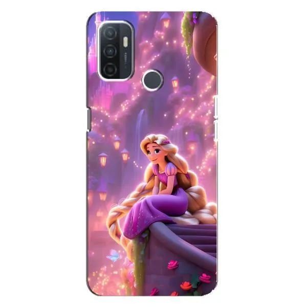 Чехол с принтом «Рапунцель в замке» для OPPO A32