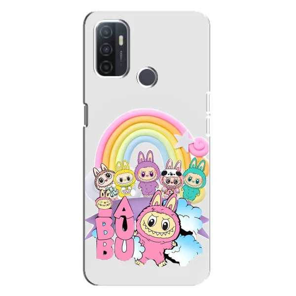 Чехол с принтом «Фон Лабубу» для OPPO A32 Чехол с принтом «Фон Лабубу» для OPPO A32