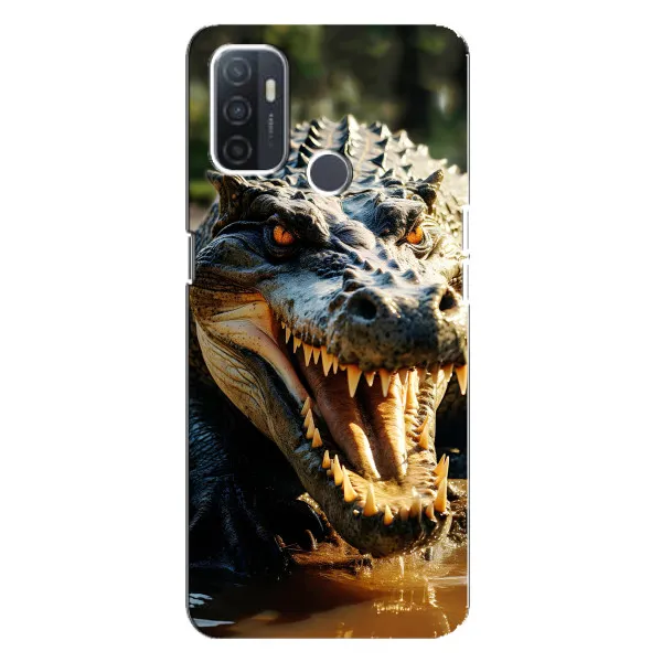 Чехол с принтом «Опасный крокодил» для OPPO A32