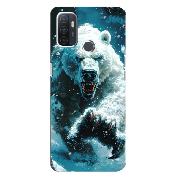 Чехол с принтом «Полярный медведь» для OPPO A32