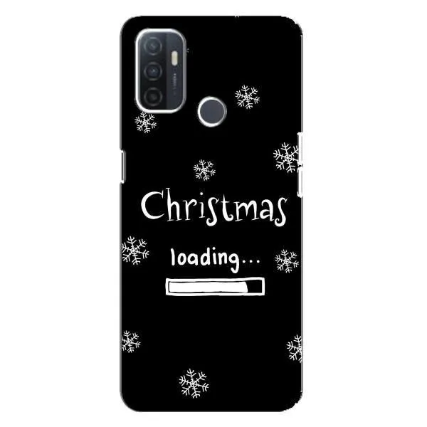 Чехол с принтом «Christmas loading» для OPPO A32