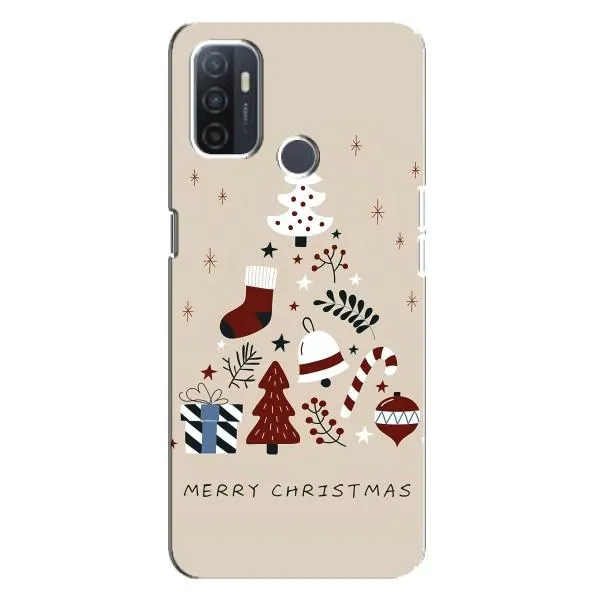 Чехол с принтом «Merry Christmas» для OPPO A32
