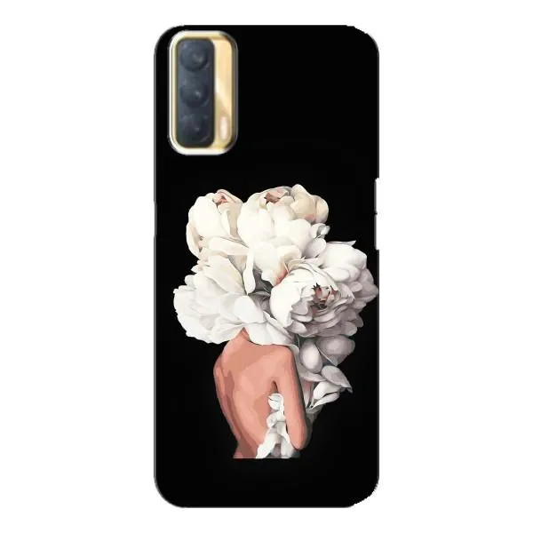 Чехол с принтом «Белые цветы» для OPPO A33
